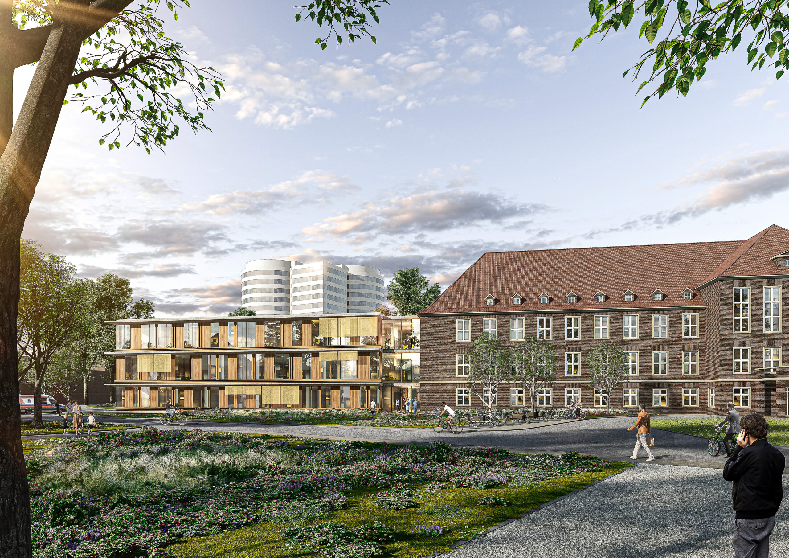 Wettbewerb Erweiterung KGM Münster | Strasse