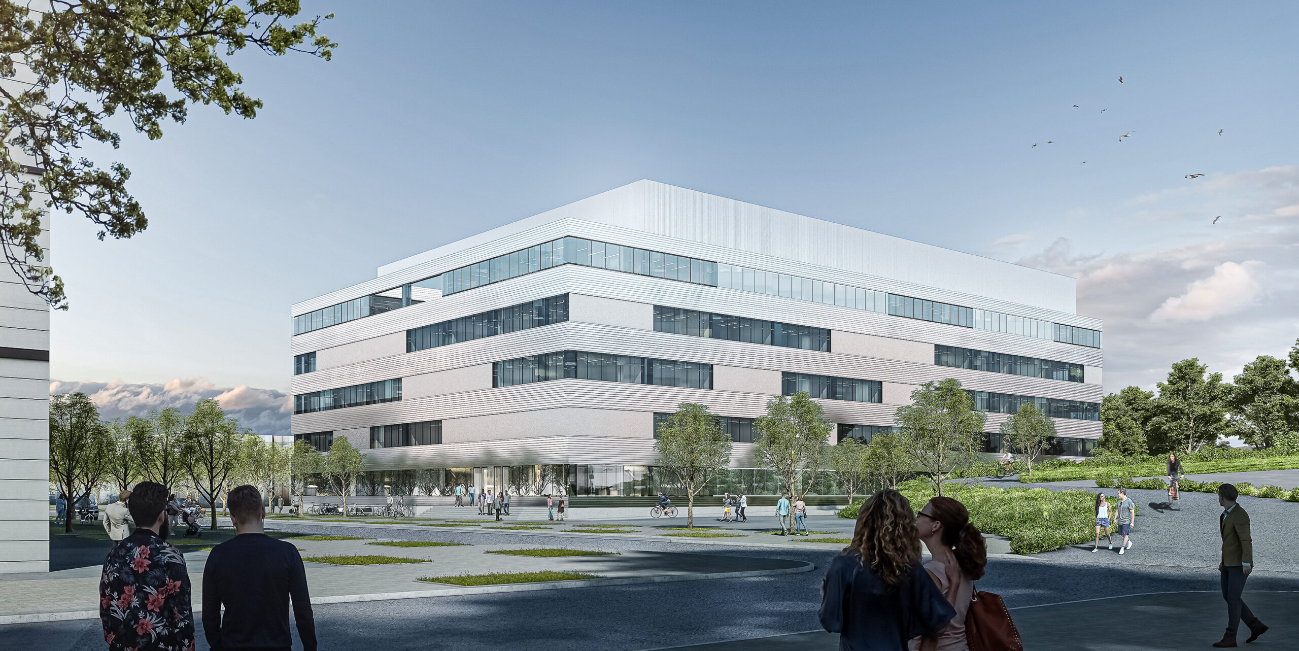 Fassadenwettbewerb Bio-Campus Alte Messe Leipzig - Unsere Architekturvisualisierungen für rkw architektur+ architektur visualisierung, architekturvisualisierung, berlin, 3D-visualisierung, architekturrendering, architektur rendering, rendering, 3D-rendering, architekturdarstellung, immobilienvisualisierung, produktvisualisierung, animation, film, projektentwicklung, marketing, marketingvisualisierung, bauvisualisierung, studio loomilux, kontakt loomilux