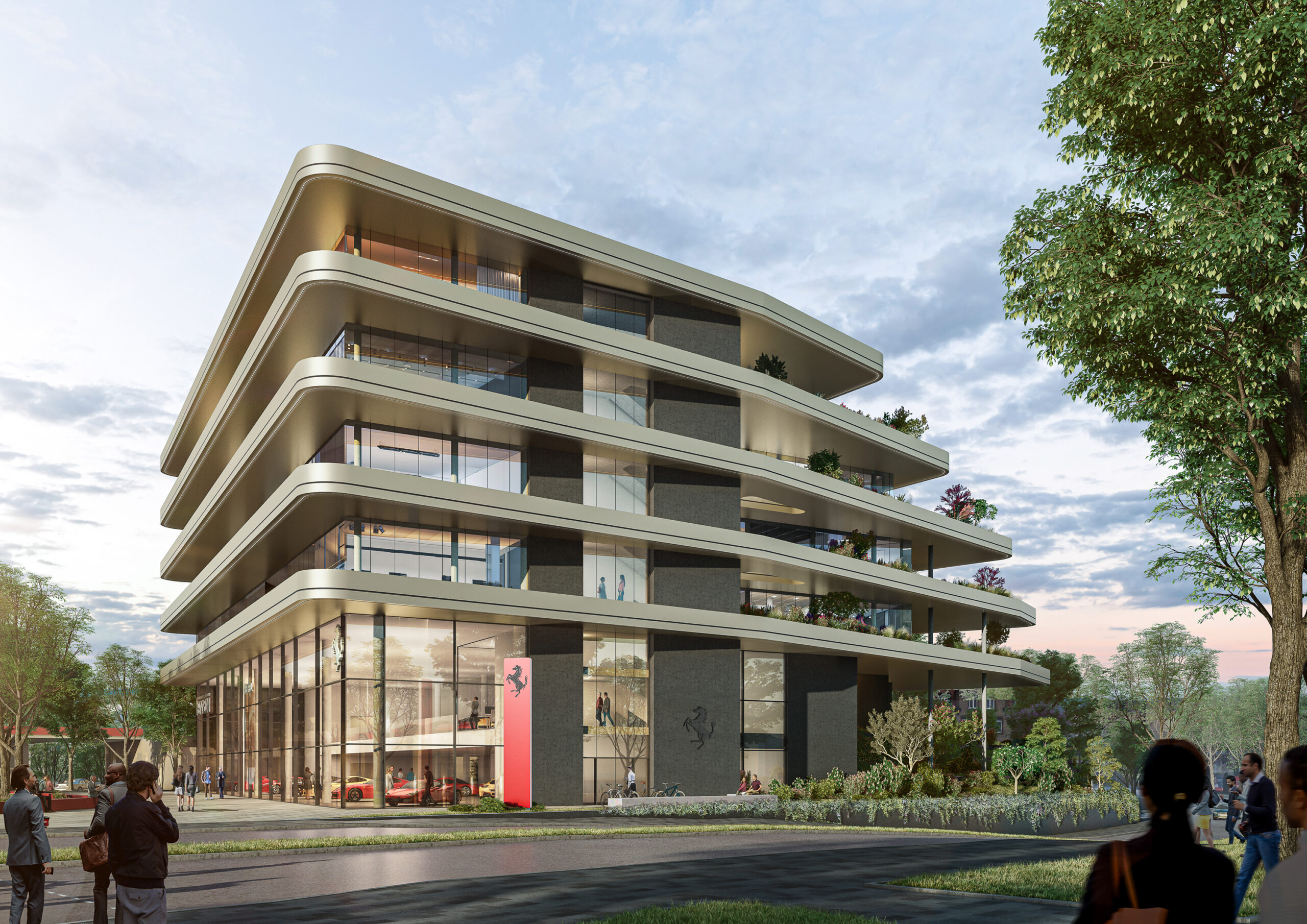 Architekturvisualisierung Wettbewerb Kehrbach