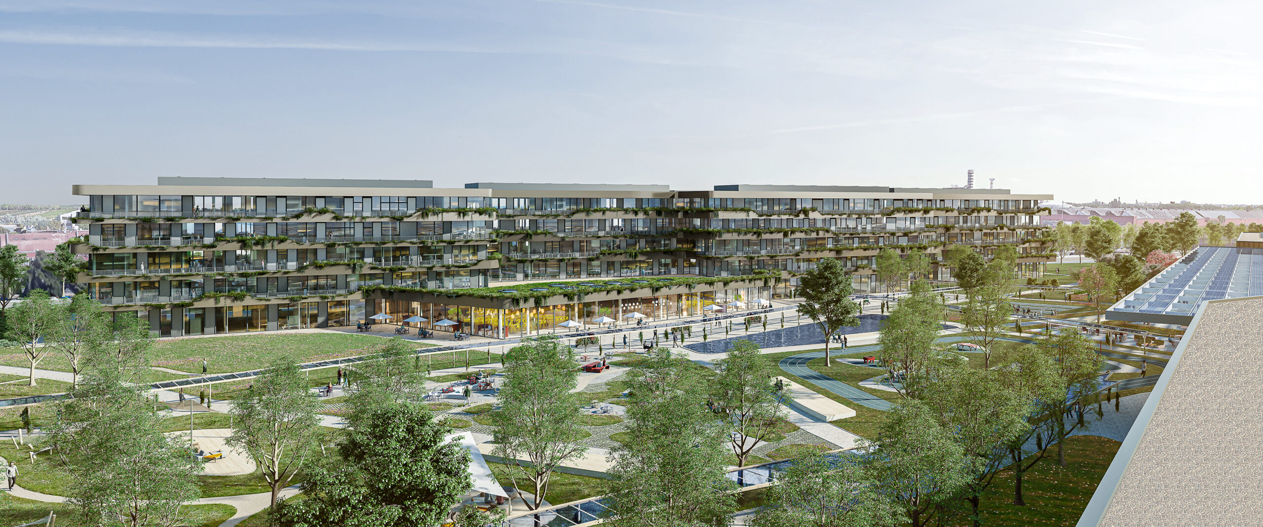 architekturvisualisierung, architektur visualisierung, berlin, green campus, rüsselsheim, projektentwicklung, marketingvisualisierung, immobilienvisualisierung, marketing, architekturrendering, architektur rendering, rendering, 3D-visualisierung, 3D-rendering, architekturdarstellung, bauvisualisierung, produktvisualisierung, animation, film, loomilux